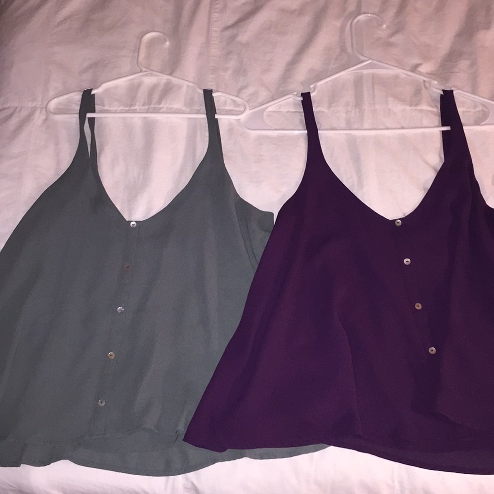 BUNDLE (Green & Purple Tops)